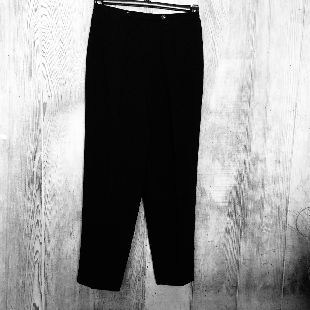 AnnTaylor Tri-Poly Pants Front Zip 8